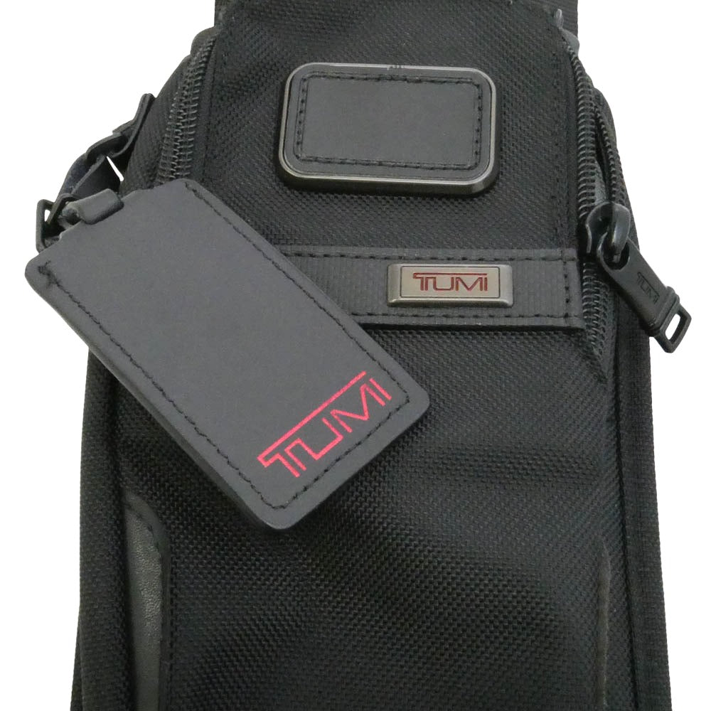 TUMI トゥミ 2603585D3 Alpha3 コンパクト スリング ショルダーバッグ ブラック系【中古】