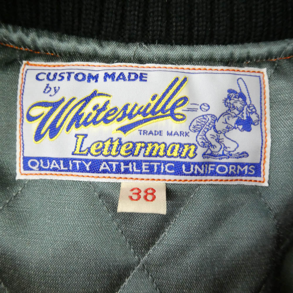 WHITESVILLE ホワイツビル WV15782 WOOL MELTON AWARD JACKET ウール メルトン アワード ジャケット オレンジ系 38【美品】【中古】