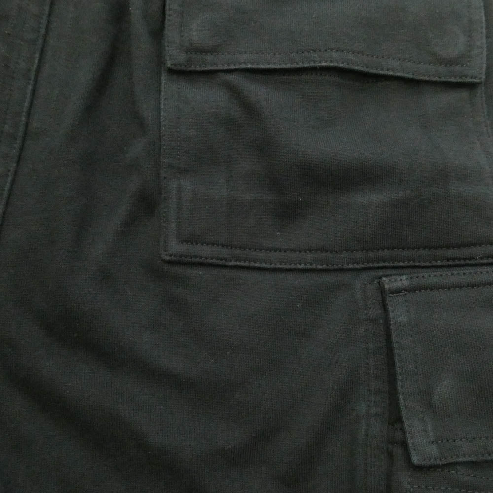 Rick Owens リックオウエンス 23SS RU01C4396-BA MASTODON CARGO ドローストリング マストドン カーゴパンツ BA素材 ブラック系 IT50【中古】