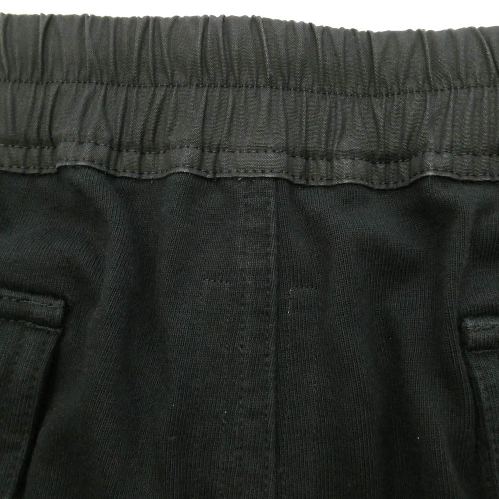 Rick Owens リックオウエンス 23SS RU01C4396-BA MASTODON CARGO ドローストリング マストドン カーゴパンツ BA素材 ブラック系 IT50【中古】