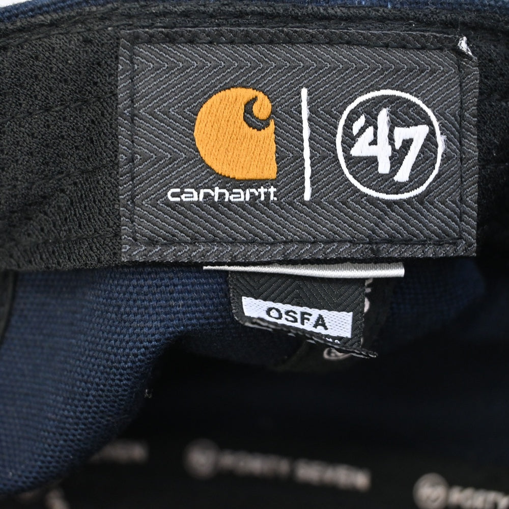 フォーティーセブンブランド Carhartt カーハート Detroit Tigers デトロイト・タイガース キャップ 帽子 ブルー系【中古】