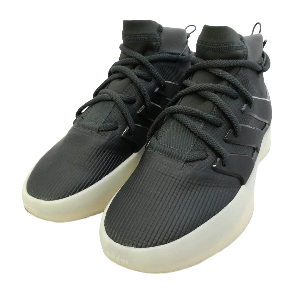 adidas アディダス FEAR OF GOD フィアオブゴッド IF6680 FEAR OF GOD ATHLETICS 1 Basketball Carbon フィアオブゴッドアスレチックス 1 バスケットボール カーボン スニーカー ブラック系 27.5cm【中古】