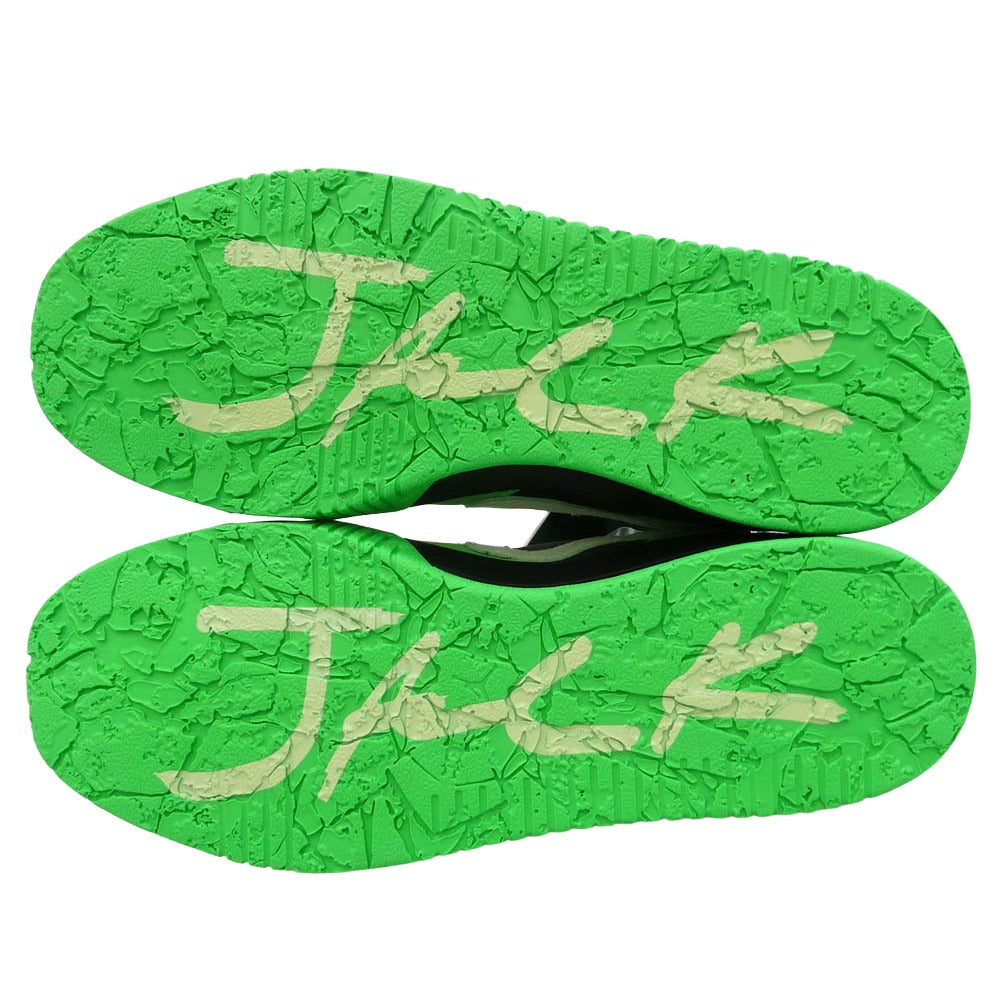 NIKE ナイキ IM9113-300 【フェイクバスターズ鑑定済】Travis Scott Jordan Jumpman Jack CJ1 T-Rexx Green Spark トラヴィススコット ジョーダン ジャンプマンジャック スニーカー グリーン系 ブラック系 28cm【新古品】【未使用】【中古】