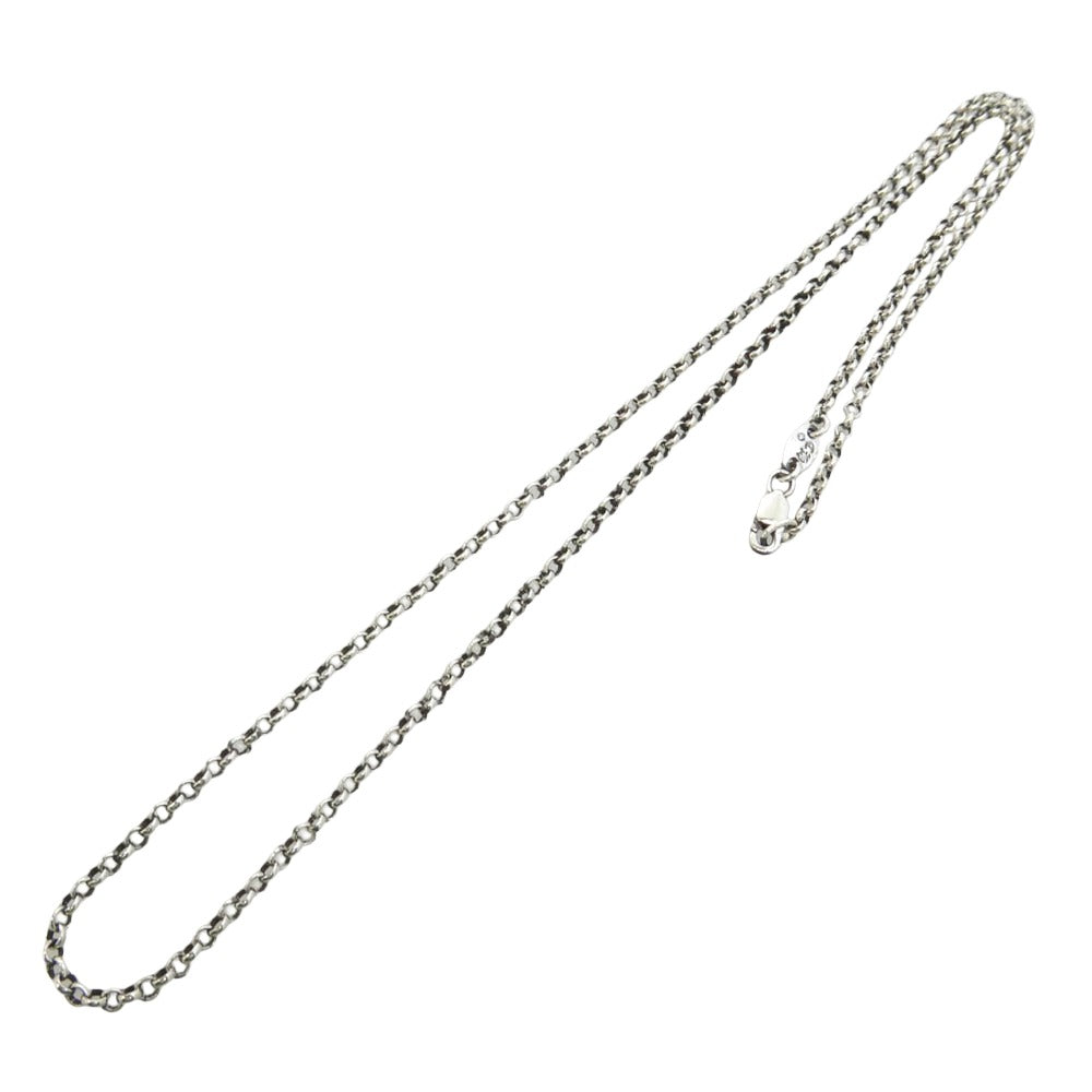 CHROME HEARTS クロムハーツ（原本無） 18inch NECKCHAIN R18 ロールチェーン18inch ネックレス シルバー系【中古】