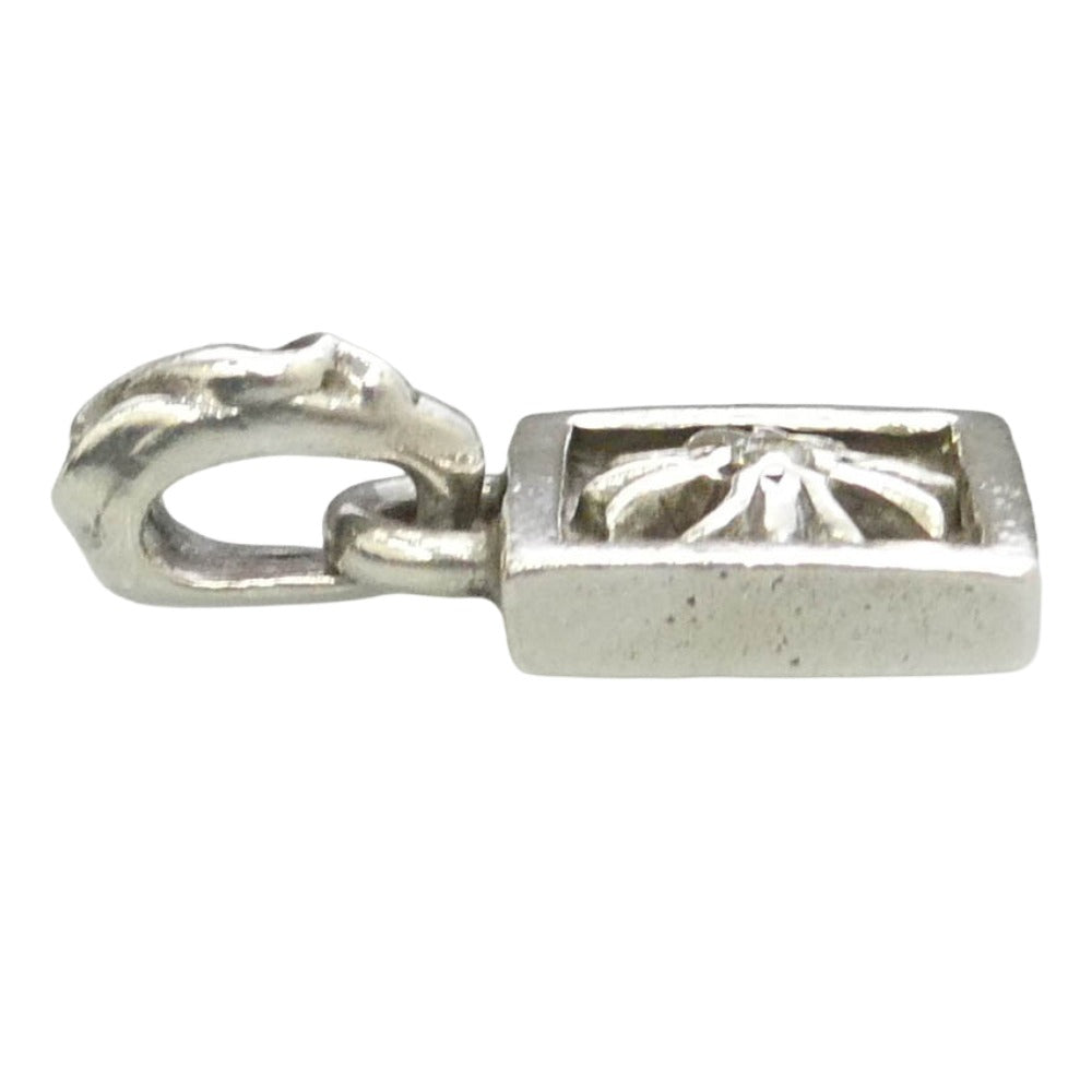 CHROME HEARTS クロムハーツ（原本無） FRAMED CH PLUS 1DIA フレームドCHプラス 1ダイヤ チャーム ペンダントトップ シルバー系【中古】