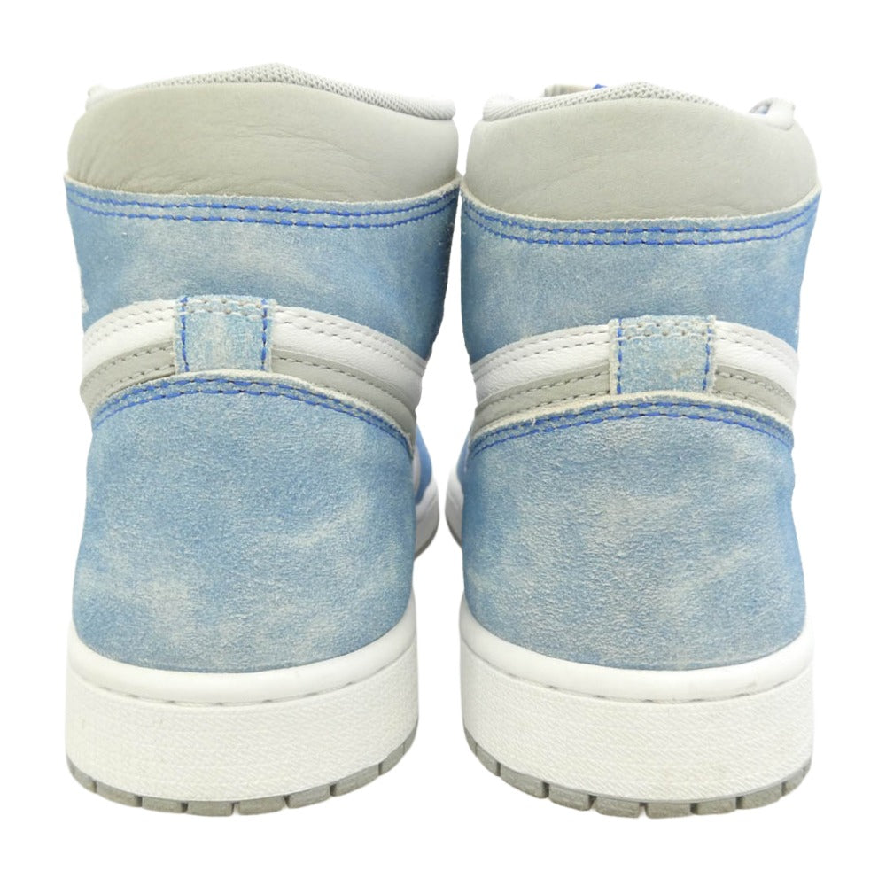 NIKE ナイキ 555088-402 Air Jordan 1 High OG Hyper Royal エアジョーダン1 ハイ OG ハイカットスニーカー ホワイト系 ライトブルー系 26.5cm【中古】