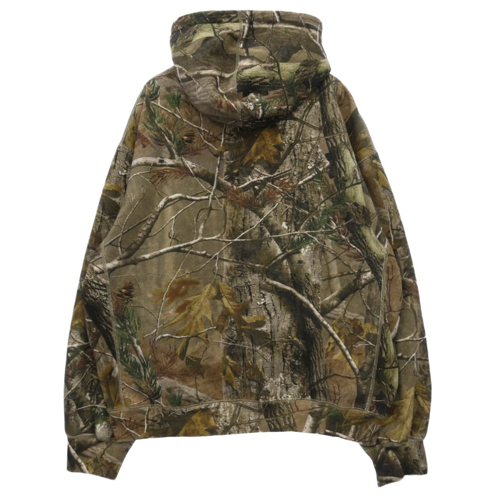 Supreme シュプリーム 25AW Box Logo Hooded Sweatshirt Realtree カモフラ ボックスロゴ プルオーバースウェット パーカー フーディ ブラウン系 XL【美品】【中古】
