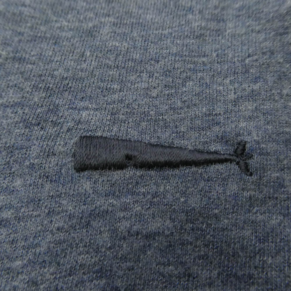 DESCENDANT ディセンダント 18SS 181ATDS-CSM19 CHARLIE JERSEY TQS CACHALOT カシャロ刺繍 ポケット 長袖 カットソー 七分丈 Ｔシャツ グレー系 1【中古】