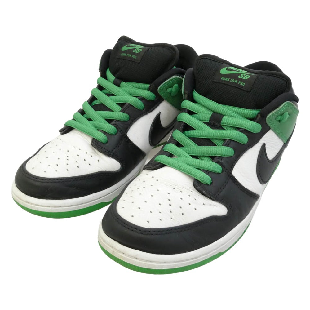 NIKE ナイキ BQ6817-302 SB Dunk Low Pro "Black and Classic Green SB ダンク ロー プロ "ブラック アンド クラシックグリーン ローカット スニーカー ブラック系 グリーン系 27.5cm【中古】