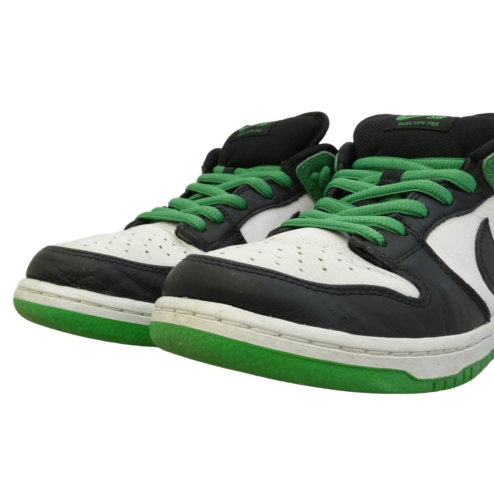 NIKE ナイキ BQ6817-302 SB Dunk Low Pro "Black and Classic Green SB ダンク ロー プロ "ブラック アンド クラシックグリーン ローカット スニーカー ブラック系 グリーン系 27.5cm【中古】