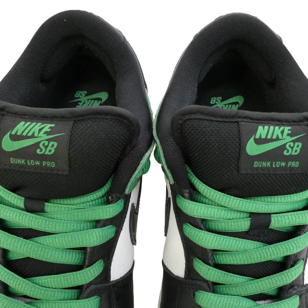 NIKE ナイキ BQ6817-302 SB Dunk Low Pro "Black and Classic Green SB ダンク ロー プロ "ブラック アンド クラシックグリーン ローカット スニーカー ブラック系 グリーン系 27.5cm【中古】