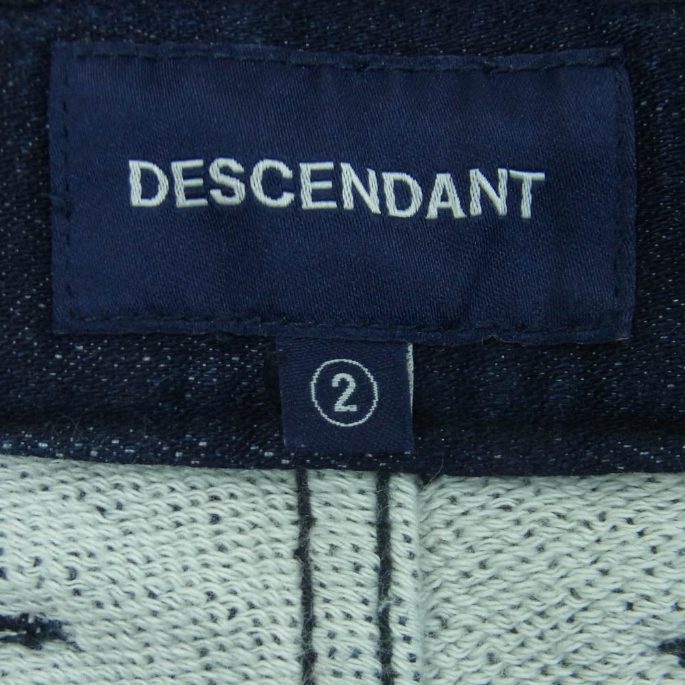 DESCENDANT ディセンダント 18AW 182ATDS-PTM02 SHORE DENIM PANTS CACHALOT カシャロ刺繍 イージー デニム パンツ インディゴブルー系 M 2【中古】