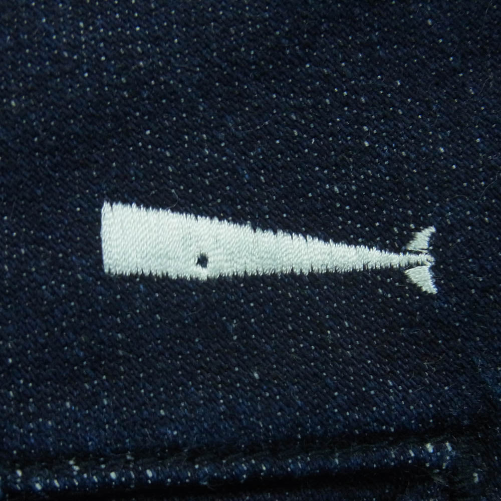DESCENDANT ディセンダント 18AW 182ATDS-PTM02 SHORE DENIM PANTS CACHALOT カシャロ刺繍 イージー デニム パンツ インディゴブルー系 M 2【中古】