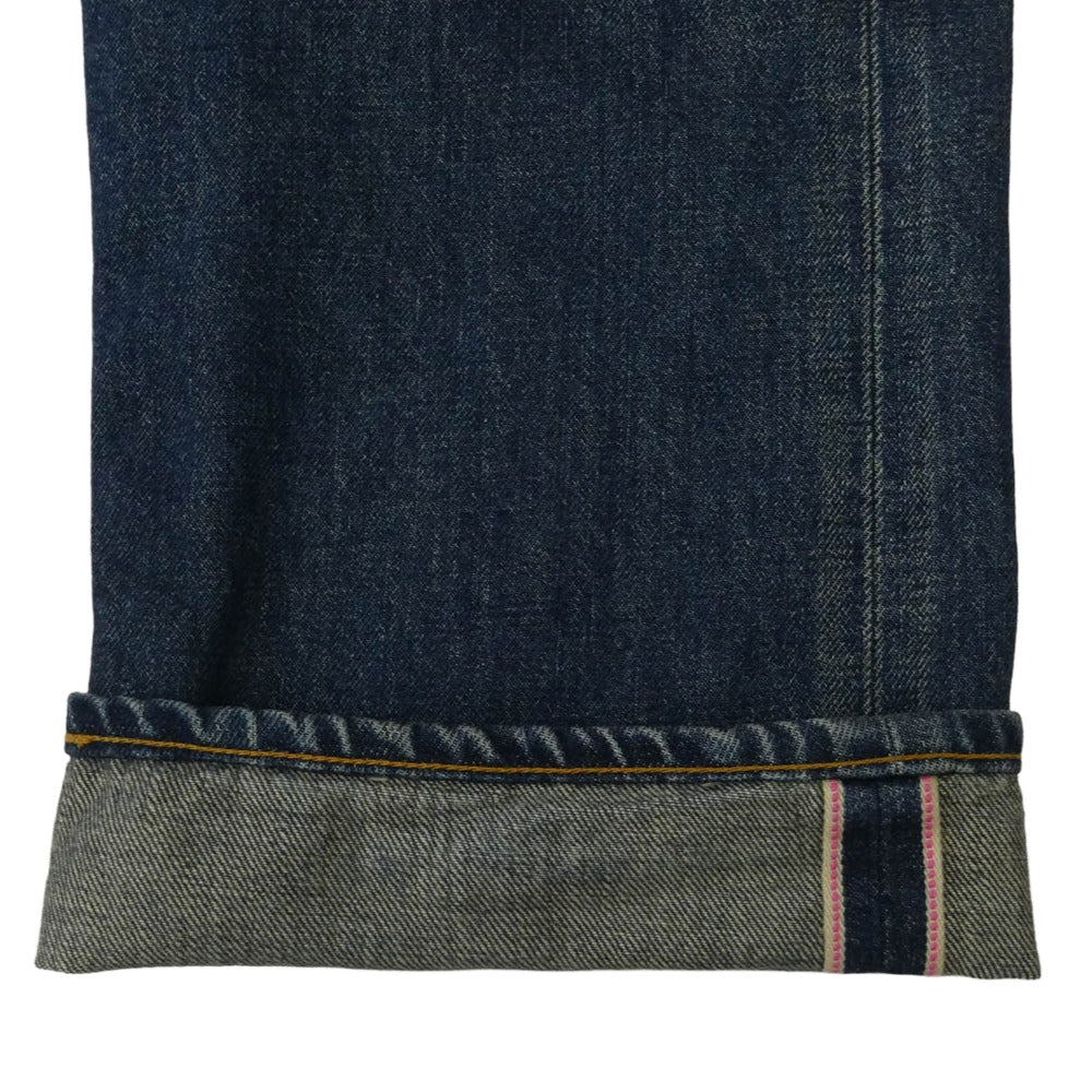 FRAGMENT DESIGN フラグメントデザイン Levi's リーバイス FM505-0056 × Levis 505 Fenom DISCO リーバイス バック サンダー プリント スワロフスキー ラインストーン ウオッシュド デニムパンツ ジーンズ W32 L31 インディゴブルー系 M W32 L31【中古】