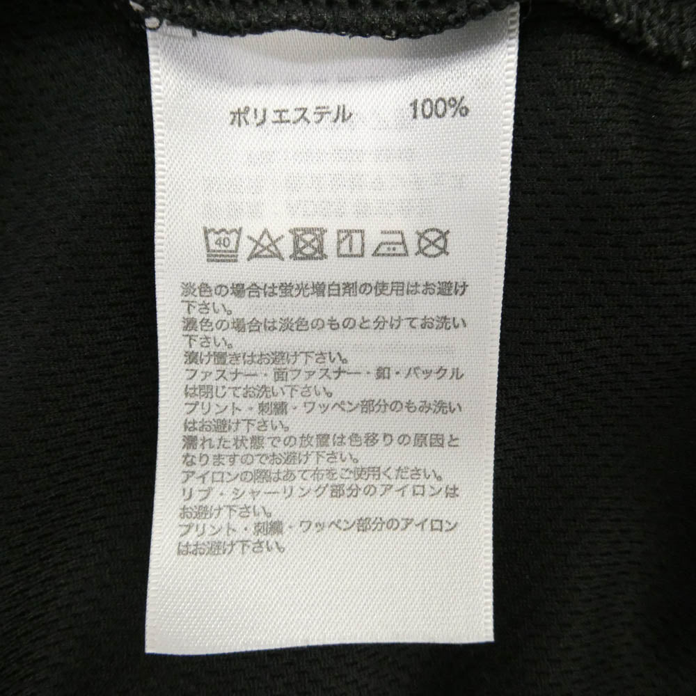 adidas アディダス 781360 3ストライプ オーバーサイズ 長袖 トラックトップ プルオーバー ブラック系 8XO【美品】【中古】