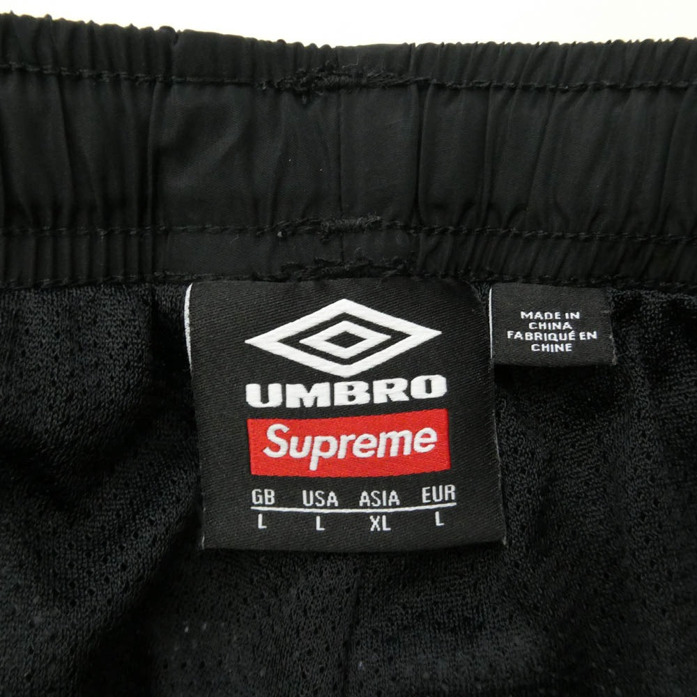 Supreme シュプリーム 25AW Umbro アンブロ Gradient Track Pant グラデーション ナイロン トラック パンツ ブラック系 XL【中古】