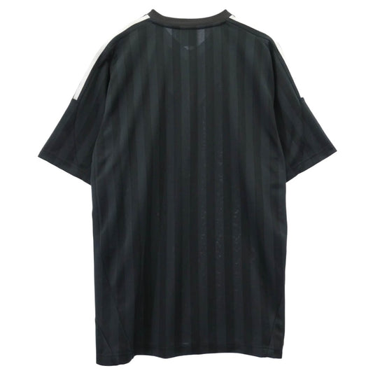 BALENCIAGA バレンシアガ adidas アディダス 23SS 723663 TNV13 x adidas アディダス オーバーサイズ サッカー 半袖 ゲームシャツ Tシャツ ブラック系 グレー系 3【中古】