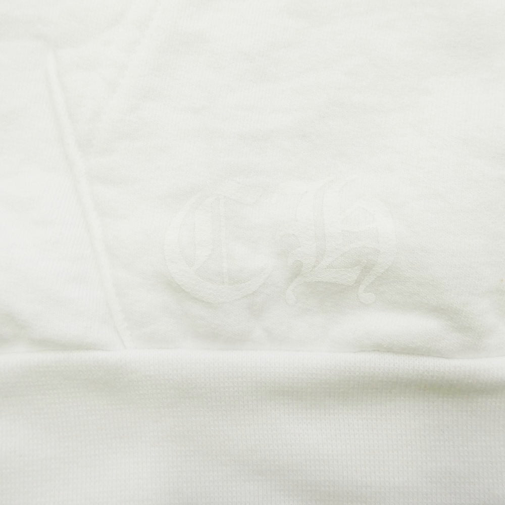 CHROME HEARTS クロムハーツ（原本無） SWTSHRT HD PLVR CHプラス プリント プルオーバー フーディー パーカー ホワイト系 XXL【中古】