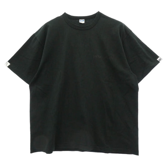SAPEUR サプール × SPOWT スポウト S/S Tee デニスロッドマン かすれプリント Tシャツ 半袖カットソー ブラック系 XL【中古】
