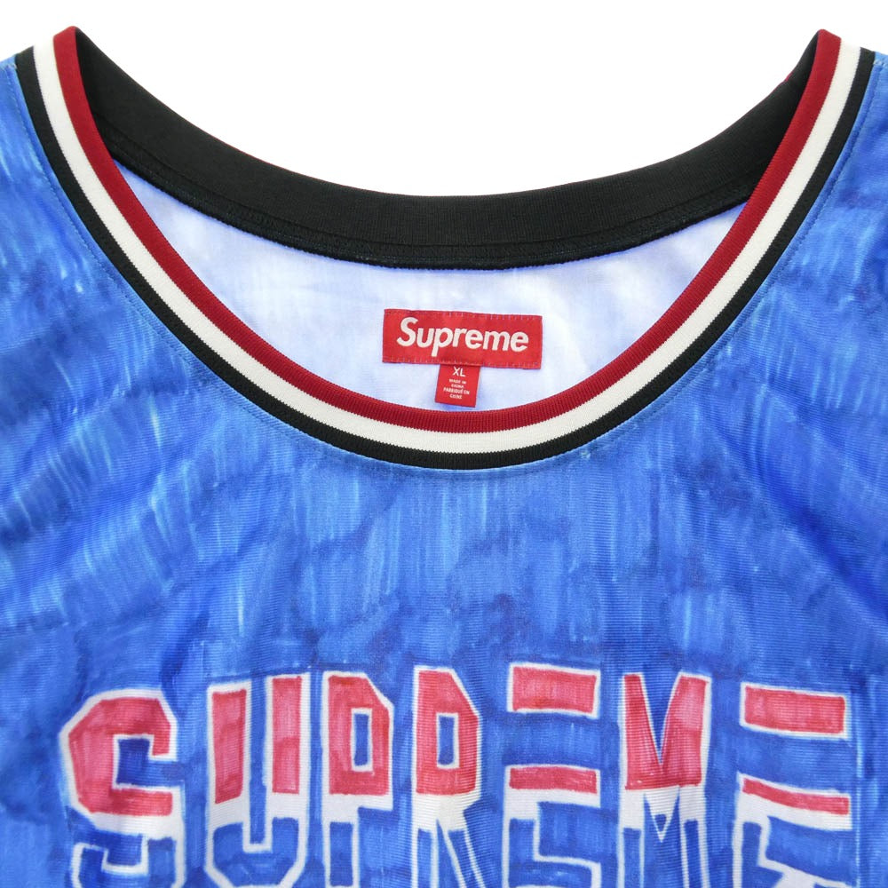 Supreme シュプリーム 25SS Marker Basketball Jersey マーカーロゴ バスケットボール ジャージー タンクトップ マルチカラー系 XL【極上美品】【中古】