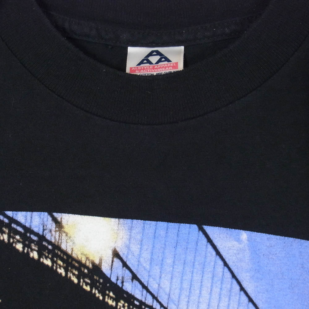 ヴィンテージ 90s ALSTYLE James Dean New York Nights ジェームズディーン 半袖 Tシャツ ブラック系 S【中古】