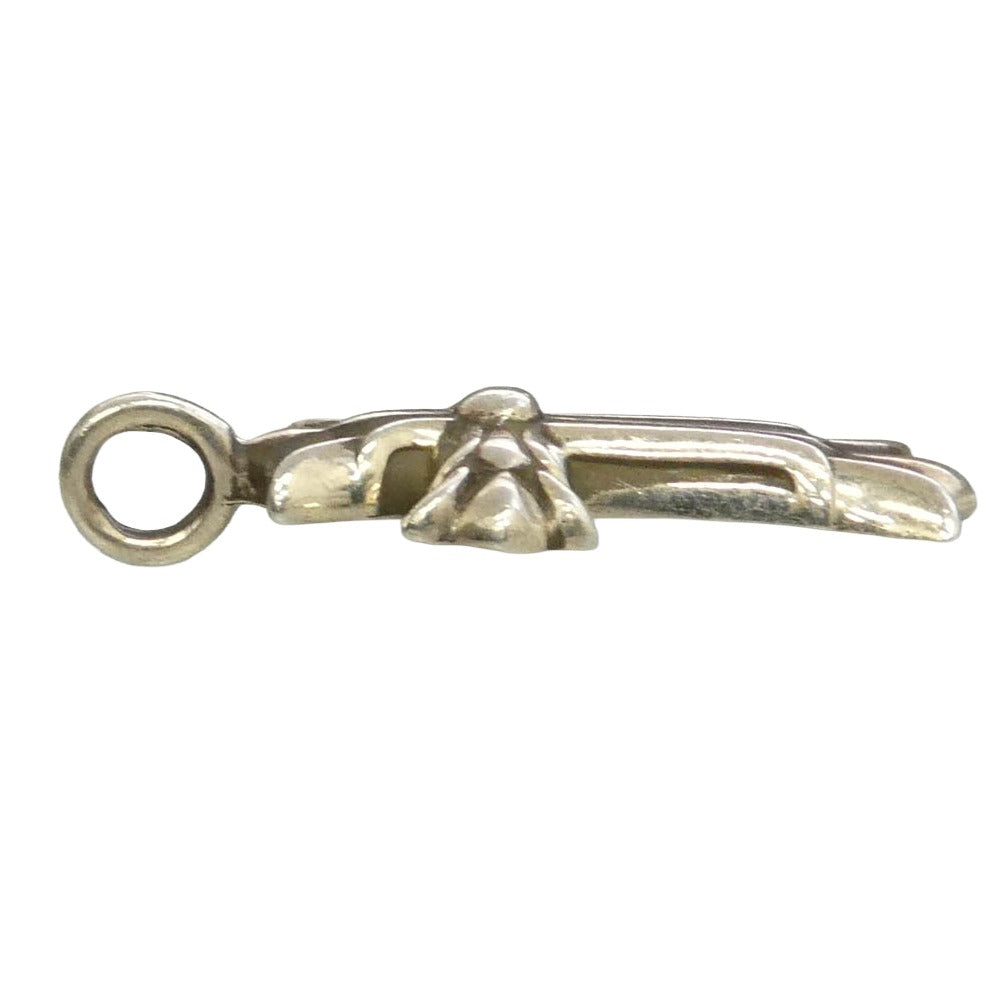 CHROME HEARTS クロムハーツ（原本無） DBL CH CRS ダブルCHクロス チャーム ペンダント トップ シルバー系【中古】