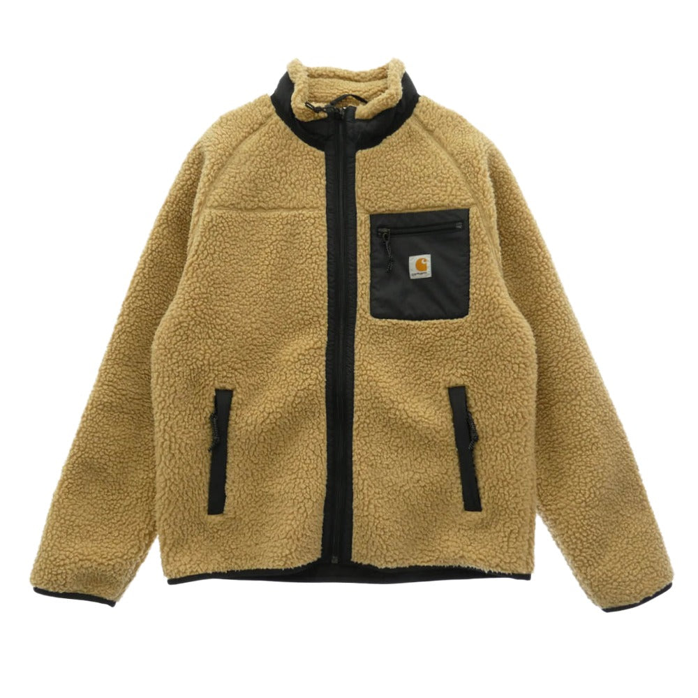 Carhartt カーハート I025120.07E.00.03 WIP PRENTIS LINER プレンティス ライナー 10.3オンス ボア フリース ジャケット ライトブラウン系 M【中古】
