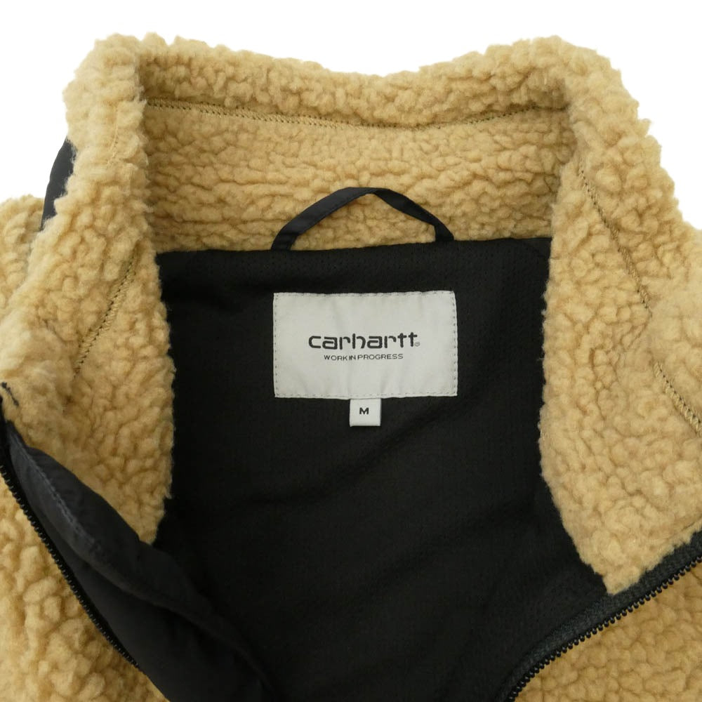 Carhartt カーハート I025120.07E.00.03 WIP PRENTIS LINER プレンティス ライナー 10.3オンス ボア フリース ジャケット ライトブラウン系 M【中古】