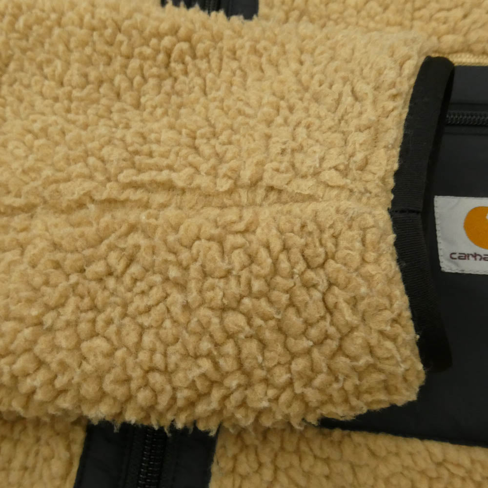 Carhartt カーハート I025120.07E.00.03 WIP PRENTIS LINER プレンティス ライナー 10.3オンス ボア フリース ジャケット ライトブラウン系 M【中古】
