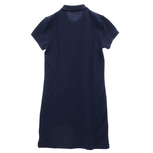 POLO RALPH LAUREN ポロ・ラルフローレン ポニー刺繍 半袖 ポロシャツ ワンピース ネイビー ネイビー系 XS【中古】