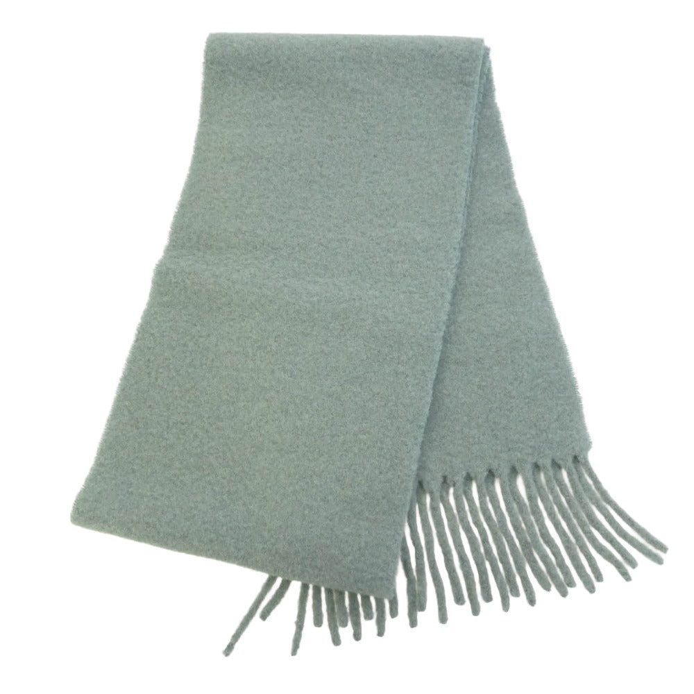 AMI PARIS アミパリス 24AW USF422.AW0054 ADC OVERSIZE SCARF オーバーサイズ フリンジ ストール マフラー グリーン グリーン系【中古】