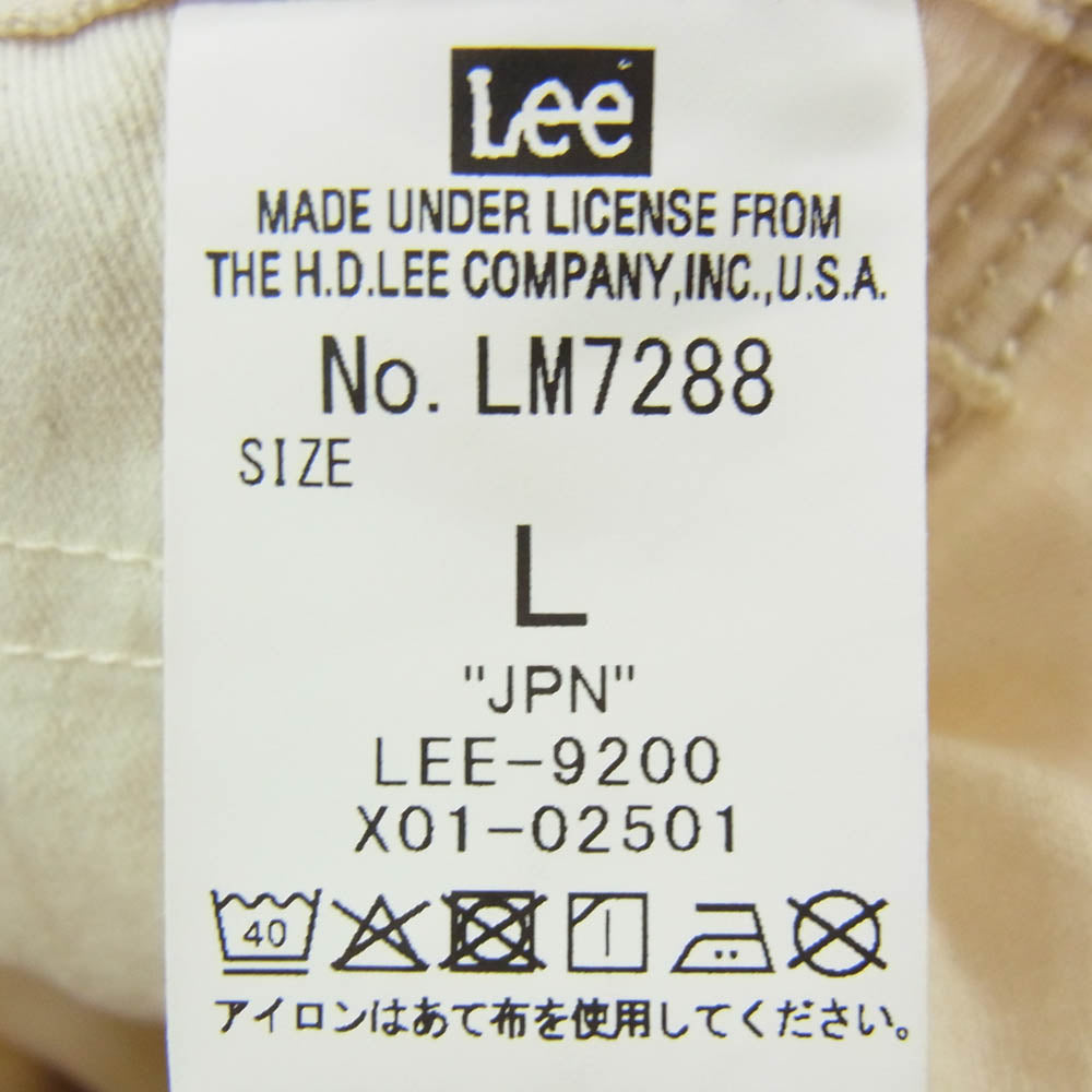 Lee リー LM7288 DUNGAREES PAINTER PANTS ダンガリーズ ペインター パンツ オフホワイト系 L【中古】