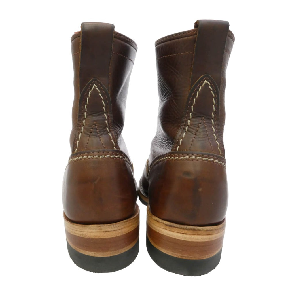 WESCO ウエスコ BRCXL108705 Custom Jobmaster BRCXL CHROMEXCEL カスタム ジョブマスター ホーウィン社製ブラウンクロムエクセル レースアップ ワークブーツ ブラウン系 US9D【中古】