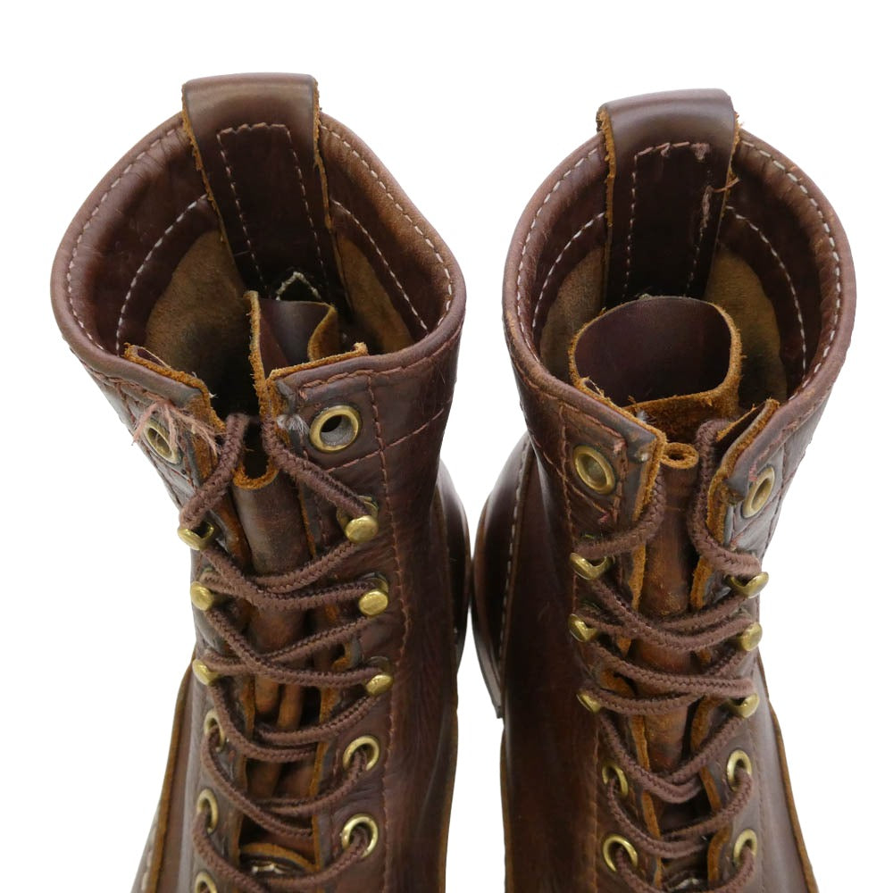 WESCO ウエスコ BRCXL108705 Custom Jobmaster BRCXL CHROMEXCEL カスタム ジョブマスター ホーウィン社製ブラウンクロムエクセル レースアップ ワークブーツ ブラウン系 US9D【中古】