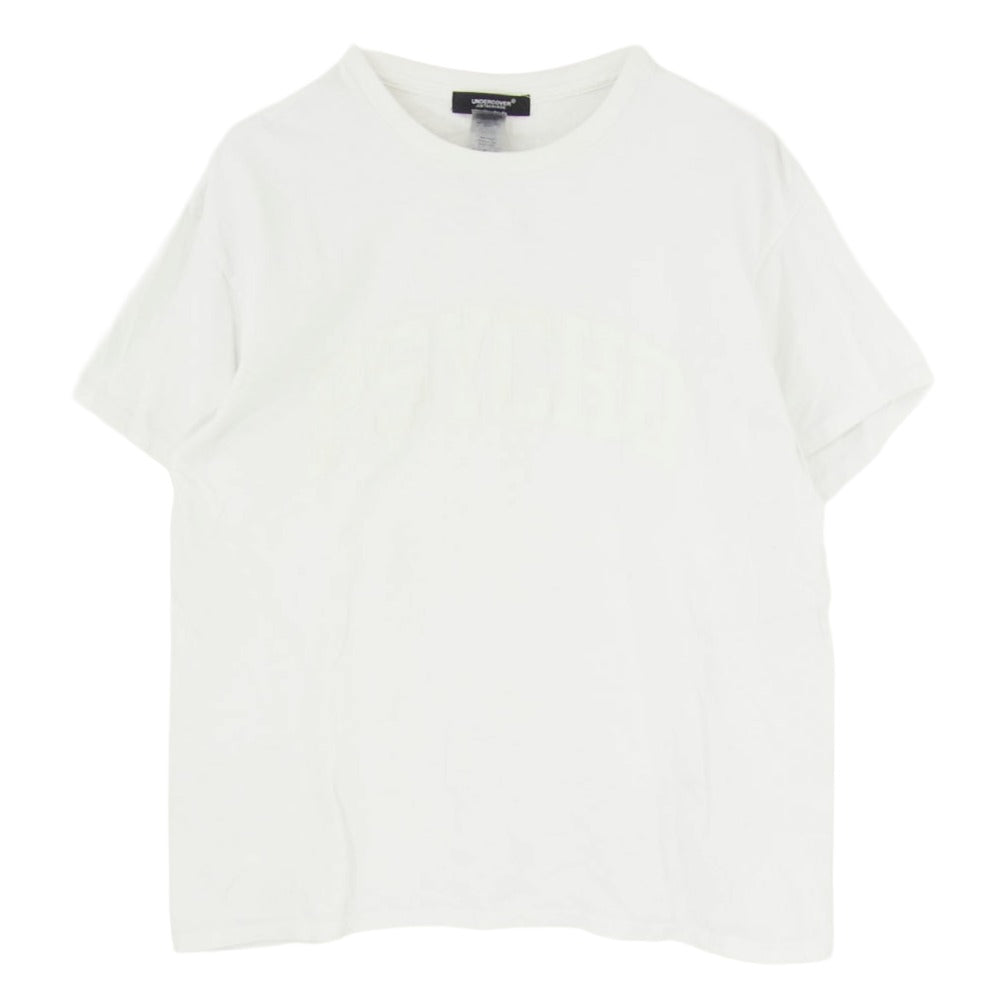 UNDERCOVER アンダーカバー 22AW UC2B9807 PSYCHO S/S Tee サイコ プリント 半袖 Tシャツ ホワイト系 L【中古】
