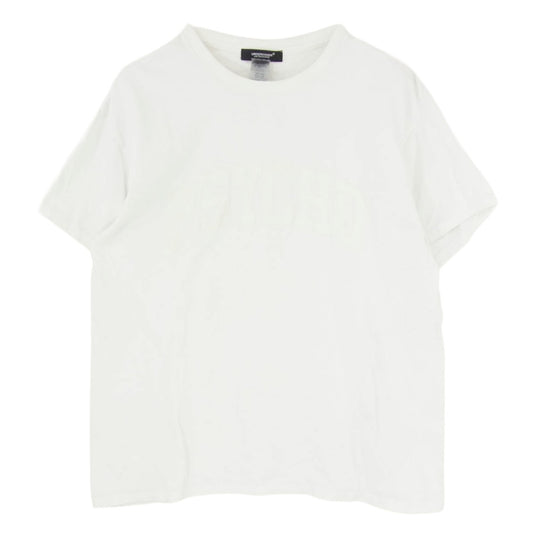 UNDERCOVER アンダーカバー 22AW UC2B9807 PSYCHO S/S Tee サイコ プリント 半袖 Tシャツ ホワイト系 L【中古】