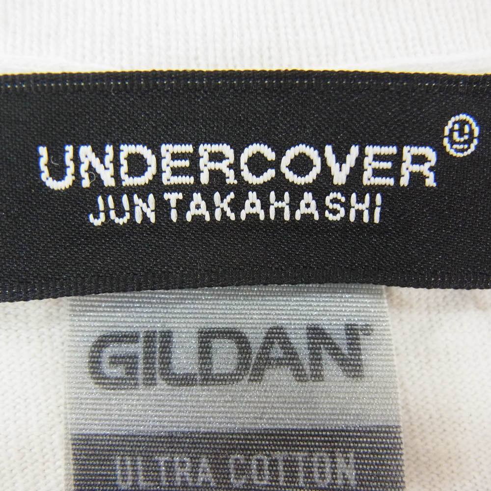 UNDERCOVER アンダーカバー 22AW UC2B9807 PSYCHO S/S Tee サイコ プリント 半袖 Tシャツ ホワイト系 L【中古】