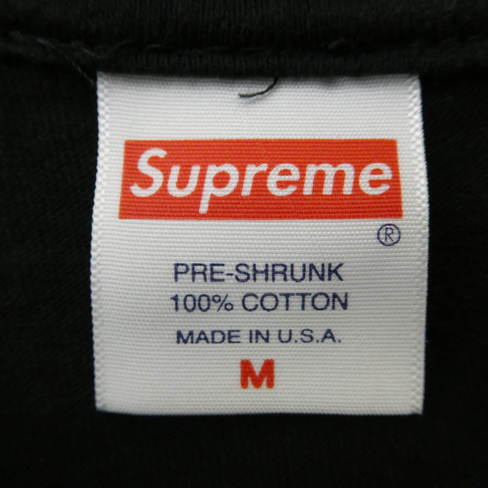 Supreme シュプリーム 17SS Independent Fuck The Rest L/S Tee インディペンデント プリント 長袖 Tシャツ カットソー ロングスリーブ ロンT ブラック系 M【中古】