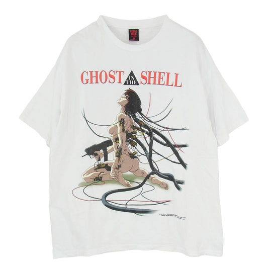 GEEKS RULE ギークスルール GHOST IN THE SHELL 攻殻機動隊 Motoko PRINT TEE 素子 プリント Tシャツ ホワイト系 XL【中古】