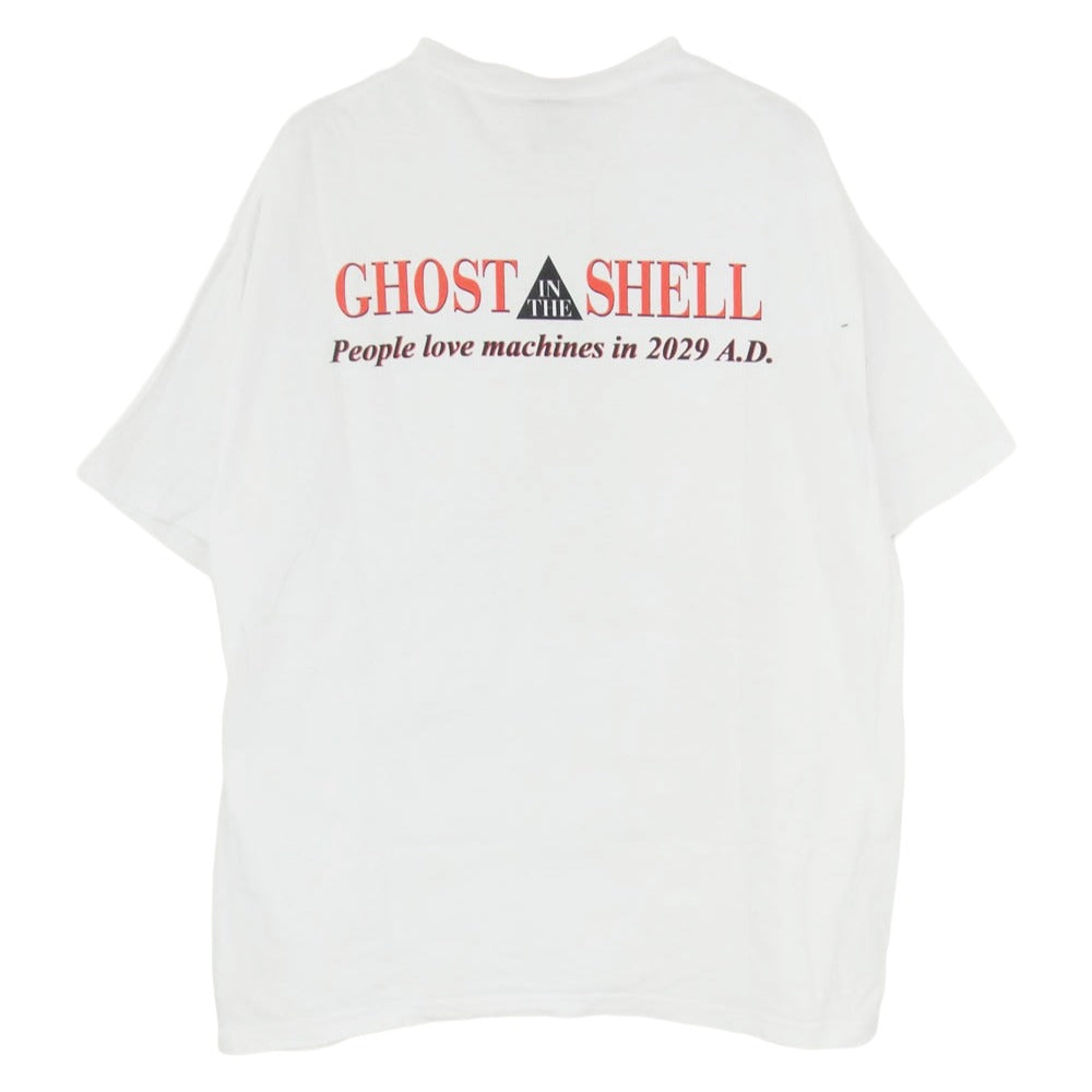 GEEKS RULE ギークスルール GHOST IN THE SHELL 攻殻機動隊 Motoko PRINT TEE 素子 プリント Tシャツ ホワイト系 XL【中古】