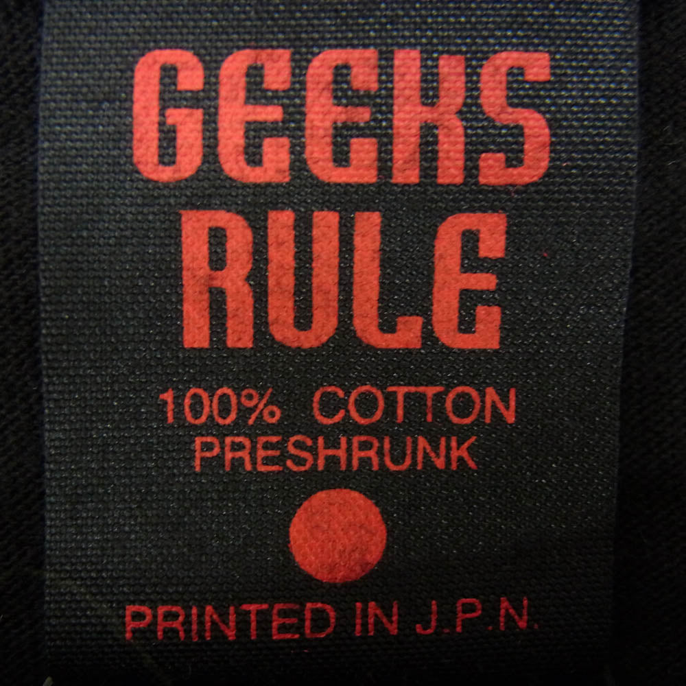 GEEKS RULE ギークスルール HATSUNE MIKU 初音ミク PRINT TEE プリント Tシャツ ブラック系 XL【中古】