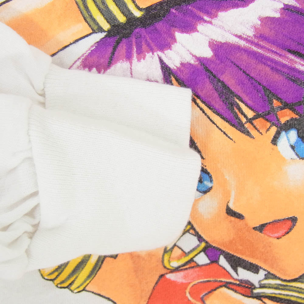 GEEKS RULE ギークスルール NADIA THE SECRET OF BLUE WATER ふしぎの海のナディア PRINTING L/S T SHIRT プリント 長袖 Tシャツ カットソー ロングスリーブ ロンT ホワイト系 XL【中古】