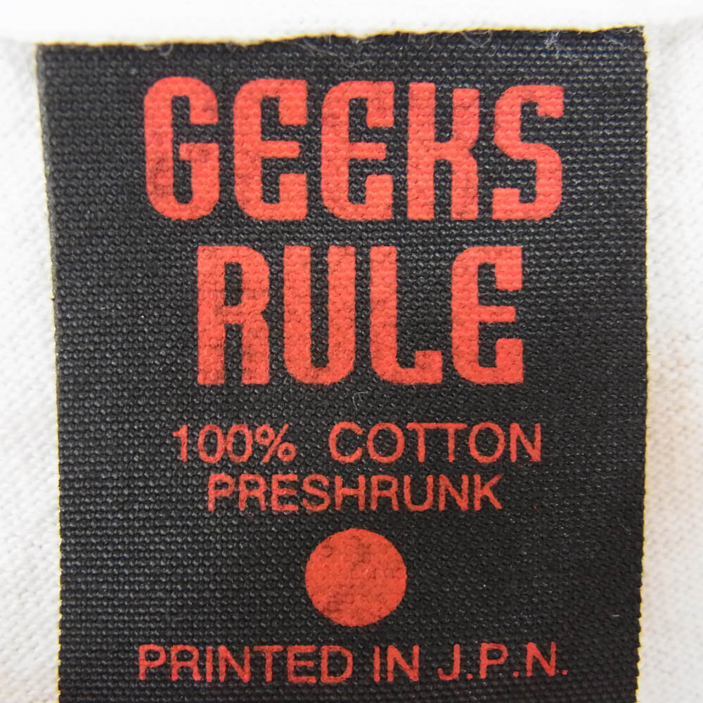 GEEKS RULE ギークスルール NADIA THE SECRET OF BLUE WATER ふしぎの海のナディア PRINTING L/S T SHIRT プリント 長袖 Tシャツ カットソー ロングスリーブ ロンT ホワイト系 XL【中古】