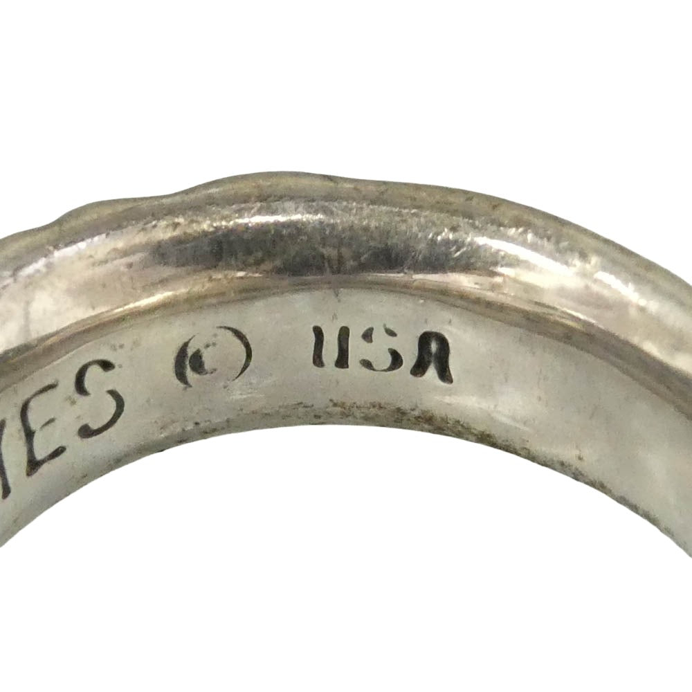 LONE ONES ロンワンズ Love Bite Ring ラヴバイト リング シルバー系 約14号【中古】
