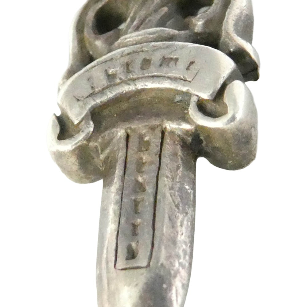 CHROME HEARTS クロムハーツ（原本無） #5DAGGER ZIP1 #5ダガーチャーム ペンダントトップ シルバー系【中古】