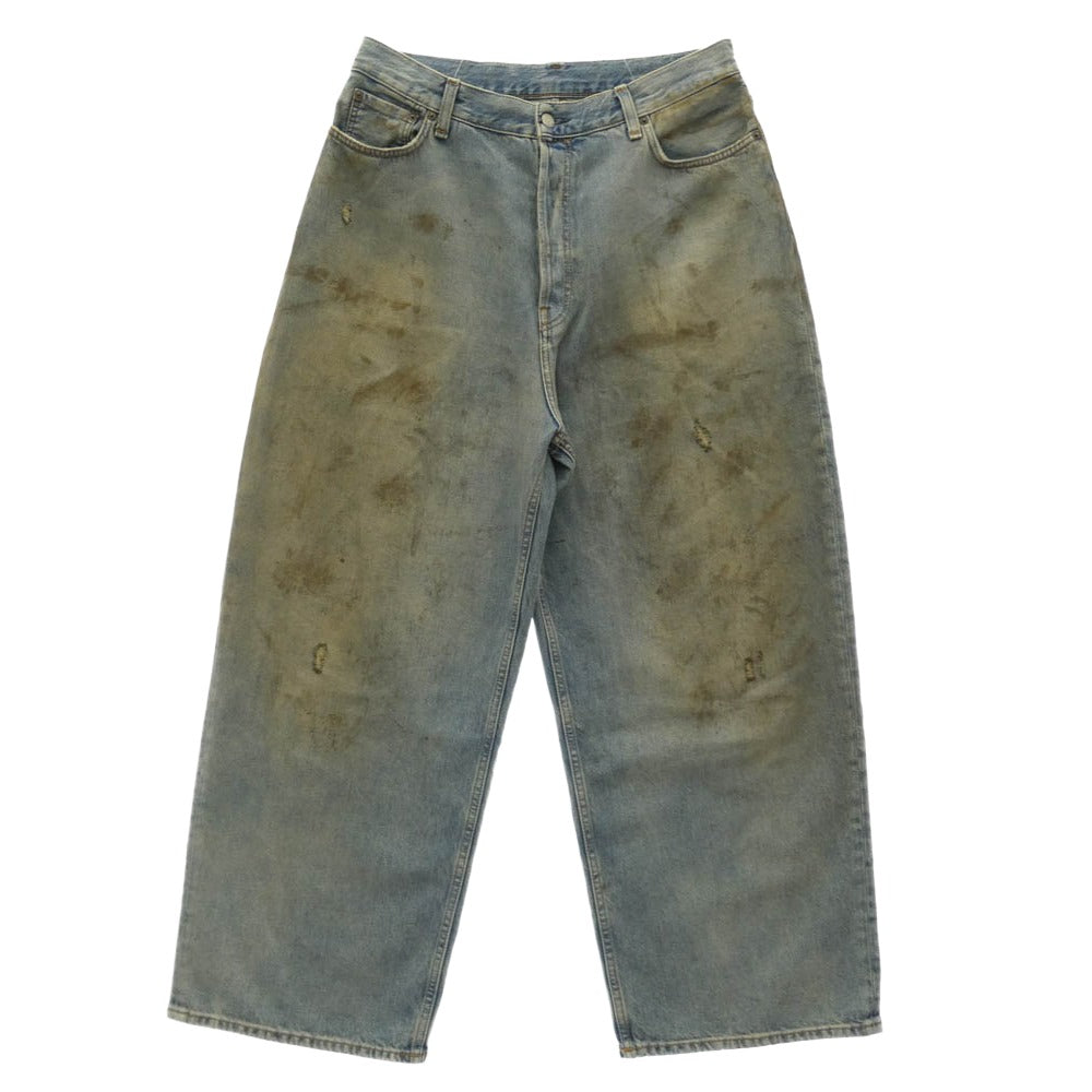 ACNE STUDIOS アクネストゥディオズ FN-UX-5PKT000078 2023 Penicillin ペニシリン Super Baggy Fit Jean ヴィンテージ加工 スーパー バギーフィット ジーンズ デニムパンツ インディゴブルー系 32【中古】