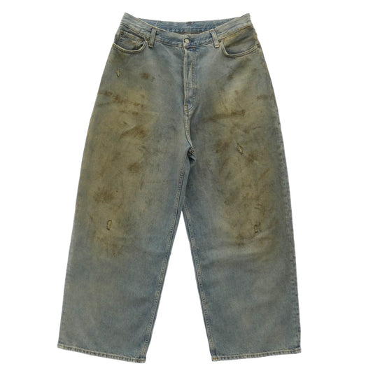 ACNE STUDIOS アクネストゥディオズ FN-UX-5PKT000078 2023 Penicillin ペニシリン Super Baggy Fit Jean ヴィンテージ加工 スーパー バギーフィット ジーンズ デニムパンツ インディゴブルー系 32【中古】