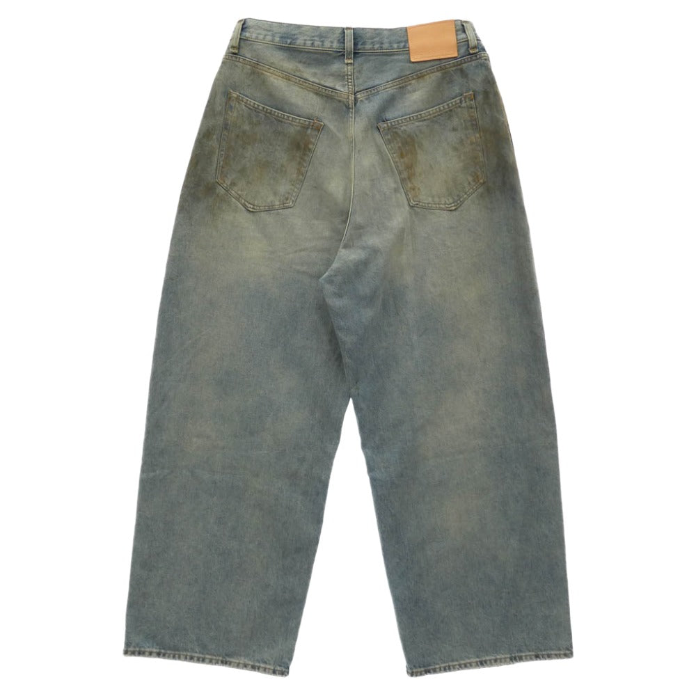 ACNE STUDIOS アクネストゥディオズ FN-UX-5PKT000078 2023 Penicillin ペニシリン Super Baggy Fit Jean ヴィンテージ加工 スーパー バギーフィット ジーンズ デニムパンツ インディゴブルー系 32【中古】