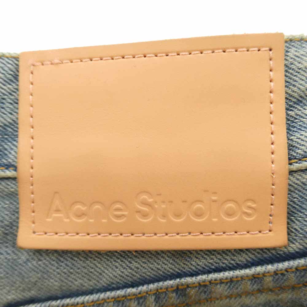 ACNE STUDIOS アクネストゥディオズ FN-UX-5PKT000078 2023 Penicillin ペニシリン Super Baggy Fit Jean ヴィンテージ加工 スーパー バギーフィット ジーンズ デニムパンツ インディゴブルー系 32【中古】
