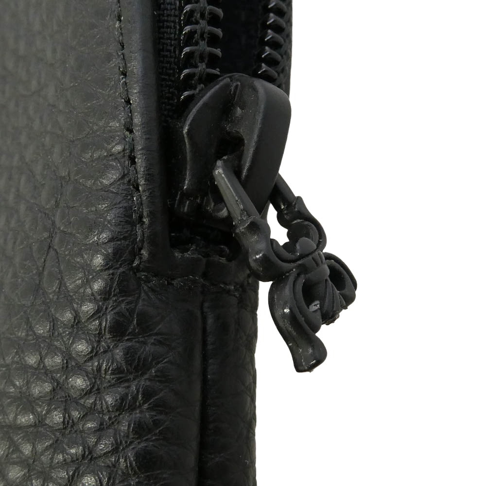 CHROME HEARTS クロムハーツ（原本無） 青山店印字入り冊子付属 DROP BOX CHプラステンプル ドロップボックス ウェリントン メガネ 眼鏡 アイウェア ブラック系 ブラウン系 53□16-145【中古】